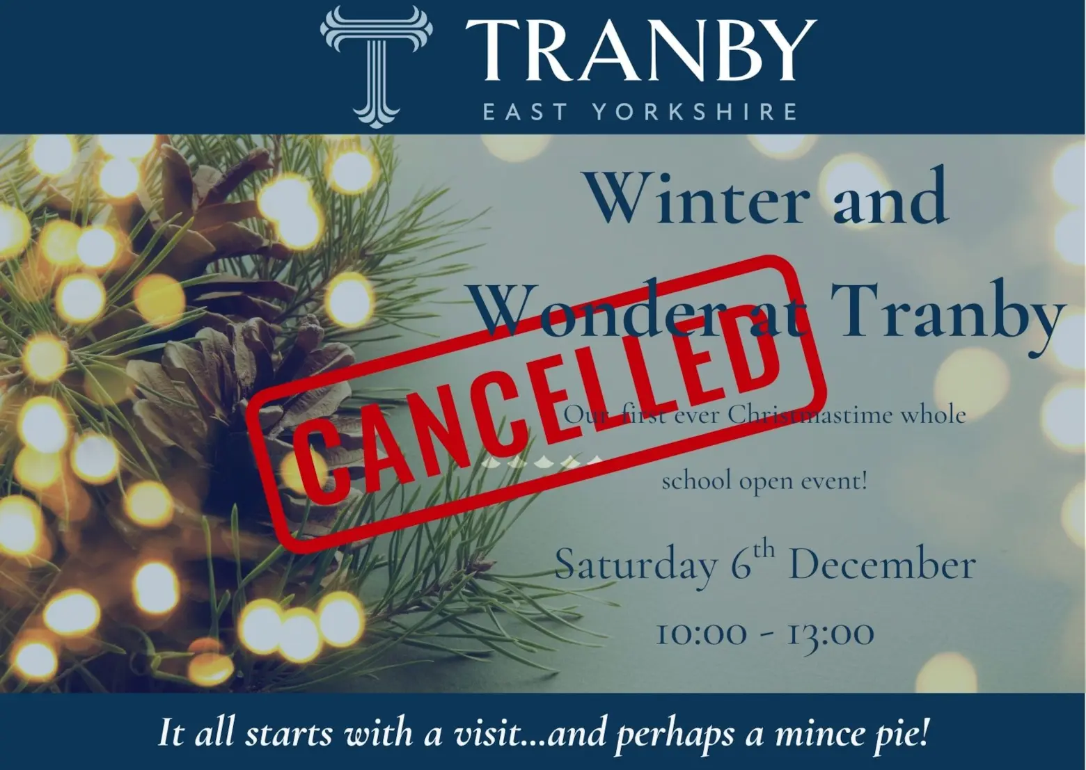 *CANCELLED* Winter and Wonder at Tranby